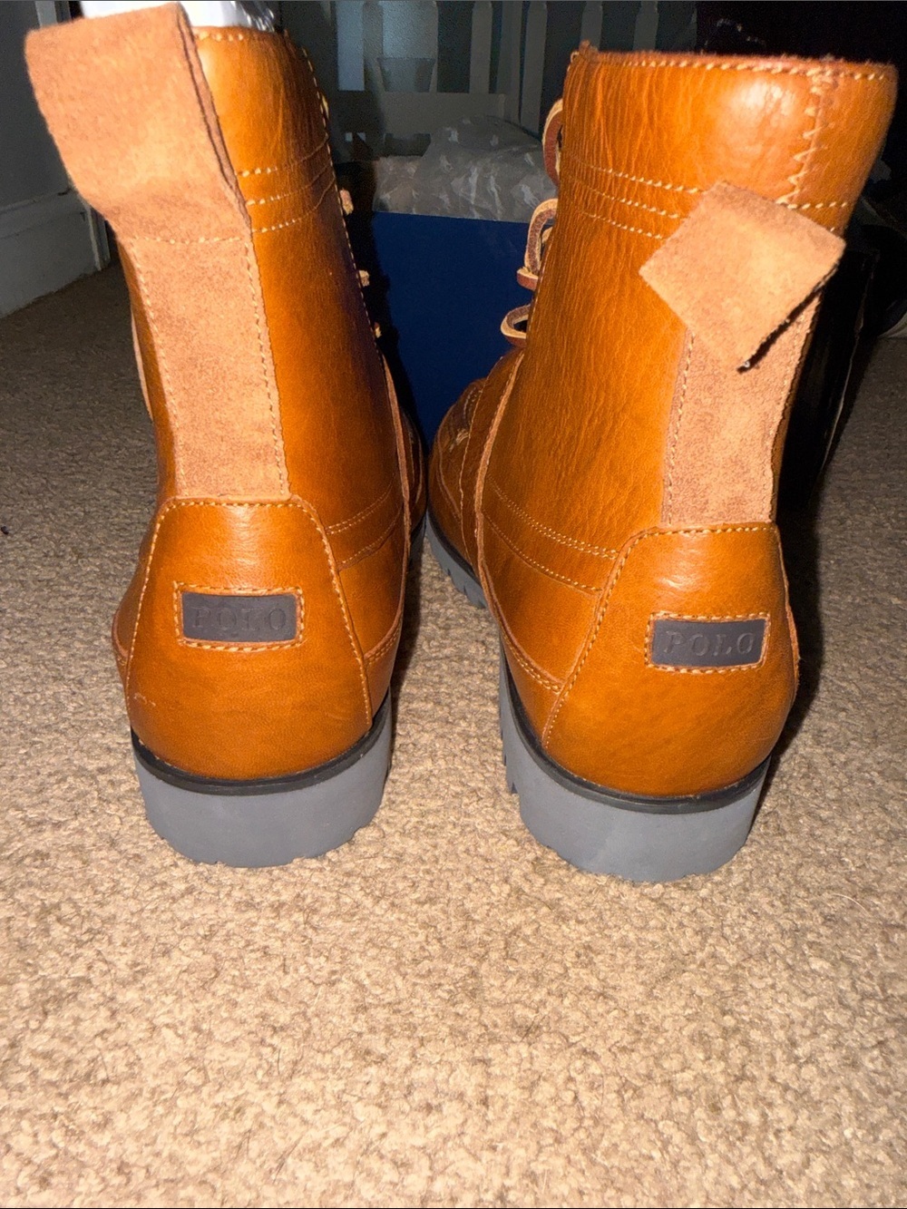POLO RALPH LAUREN Brown Men's Ranger Boot - Picture 6 of 9